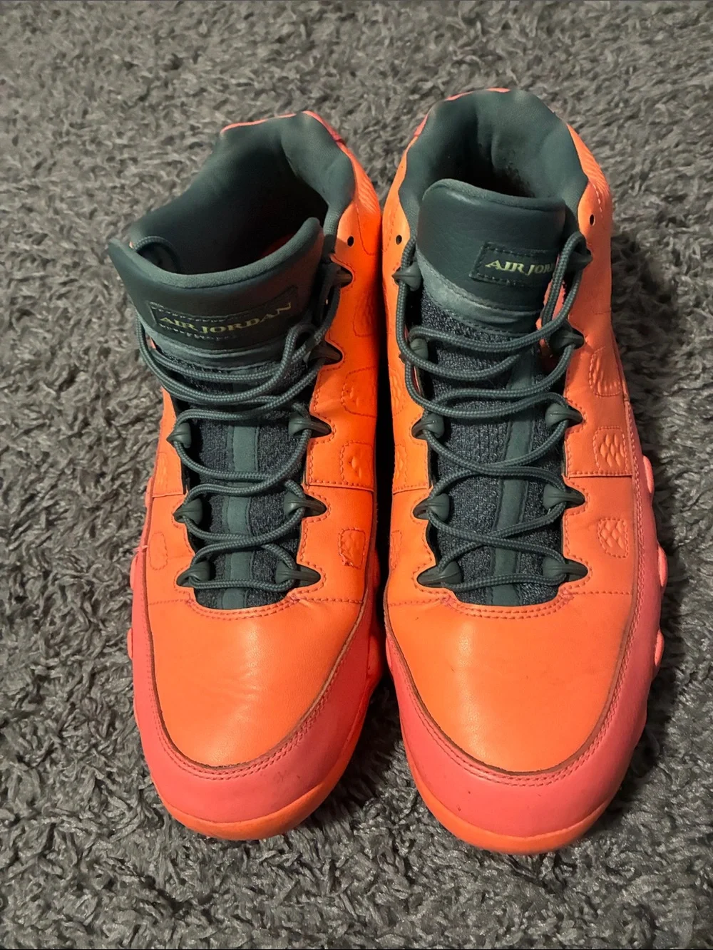 Jordan 9 low bright mango